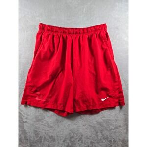 Nike Basketball Shorts Mens XL Red UT Basketball Dri-Fit Athletic Gym *Read